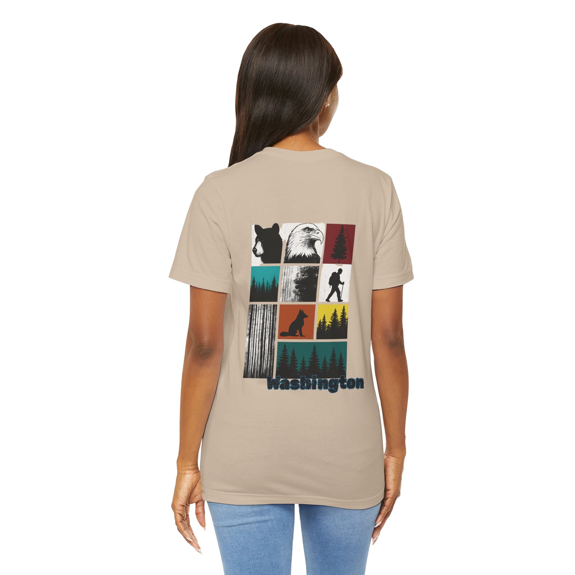 Washington Wildlife Grid Tee
