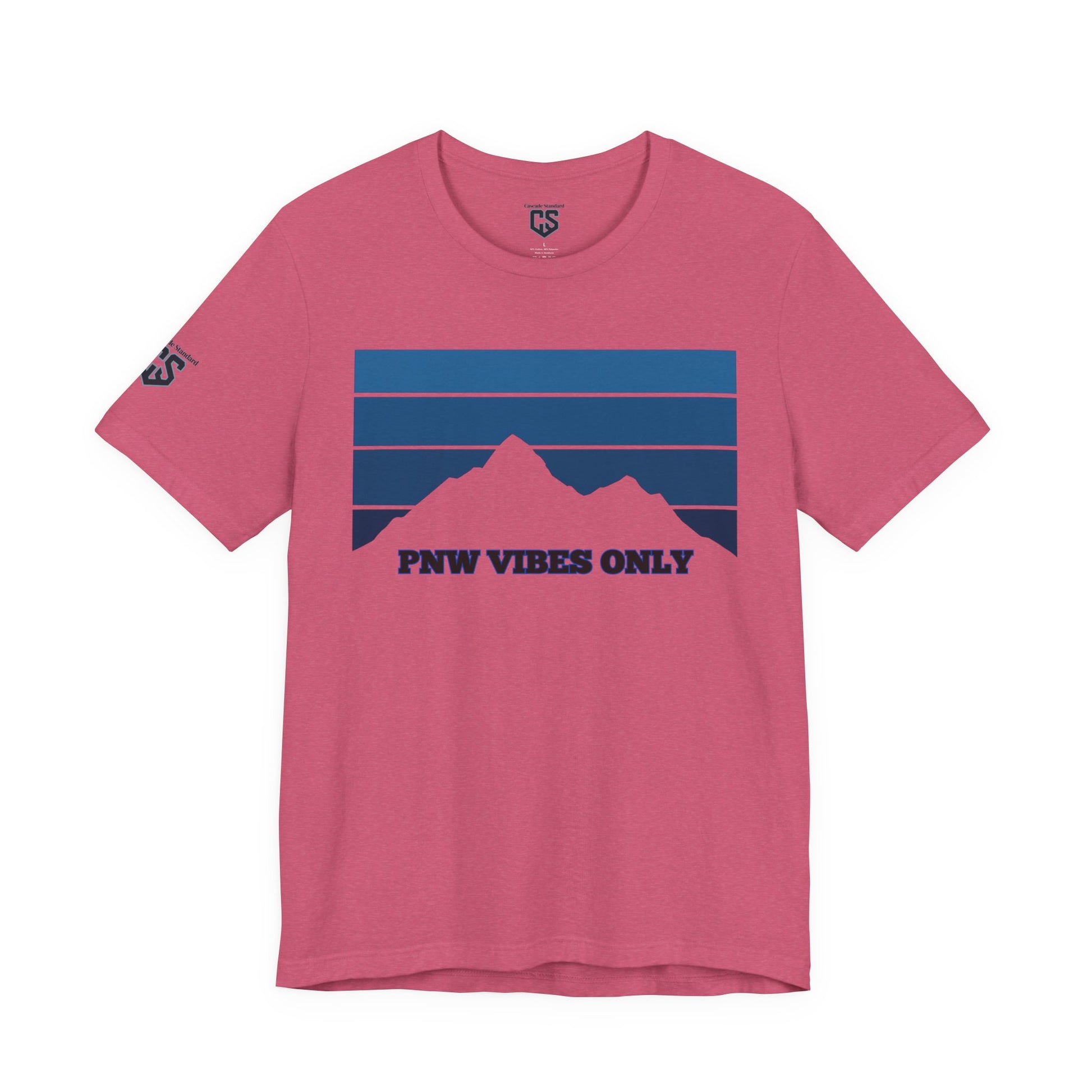 PNW Vibes Only – Classic Stripe Tee