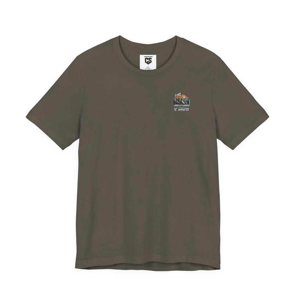 Dare to Wander – Retro Trail Sunset Tee