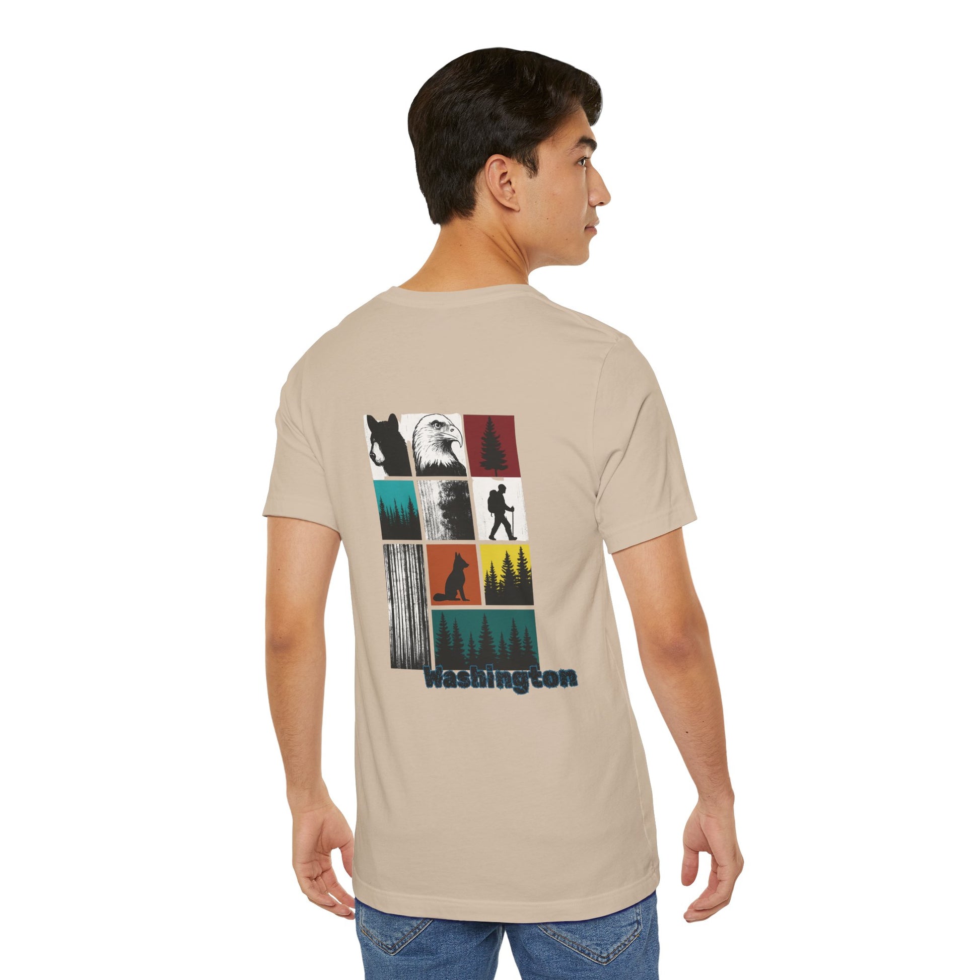 Washington Wildlife Grid Tee