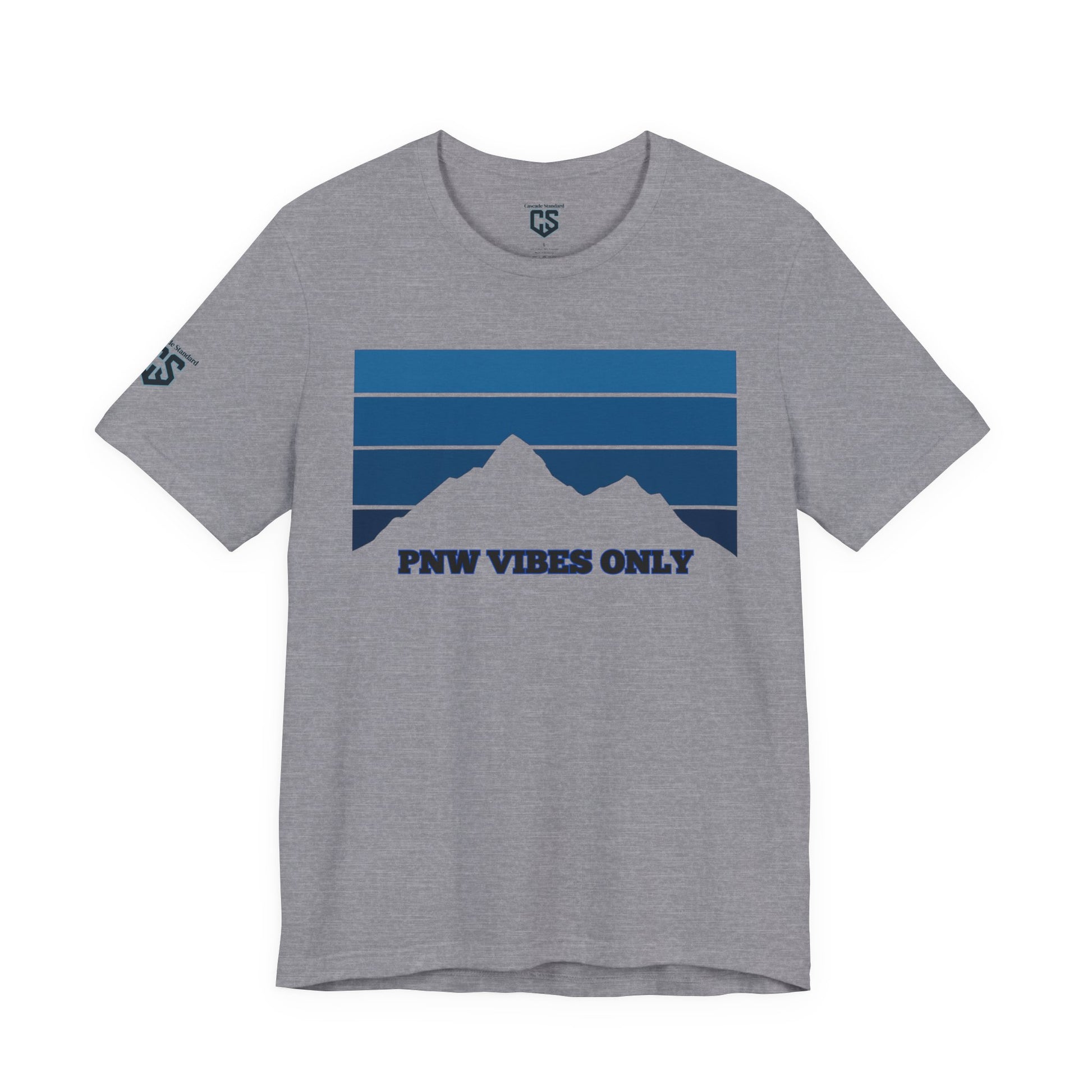 PNW Vibes Only – Classic Stripe Tee