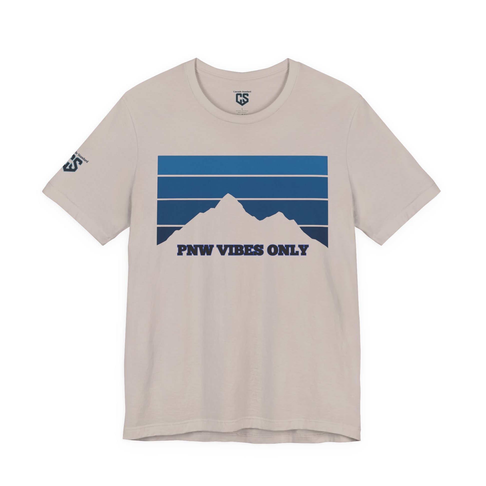 PNW Vibes Only – Classic Stripe Tee