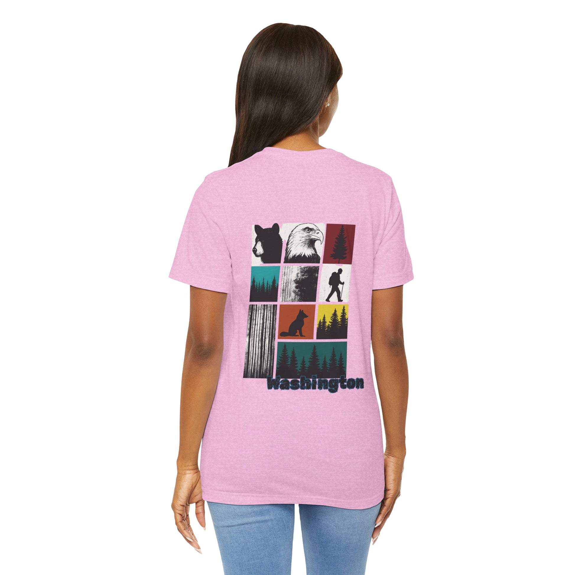 Washington Wildlife Grid Tee
