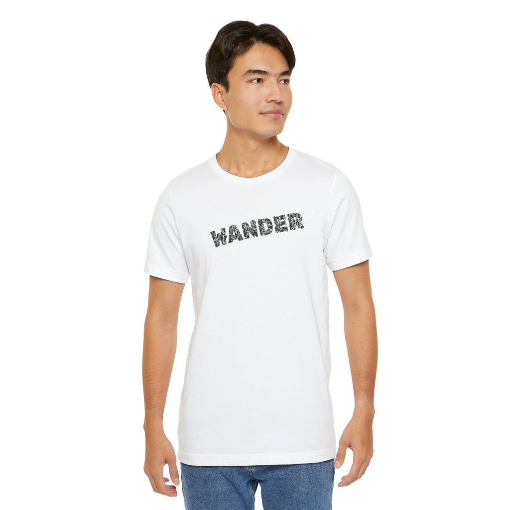Wander Camp Tee – Distressed Campfire Scene