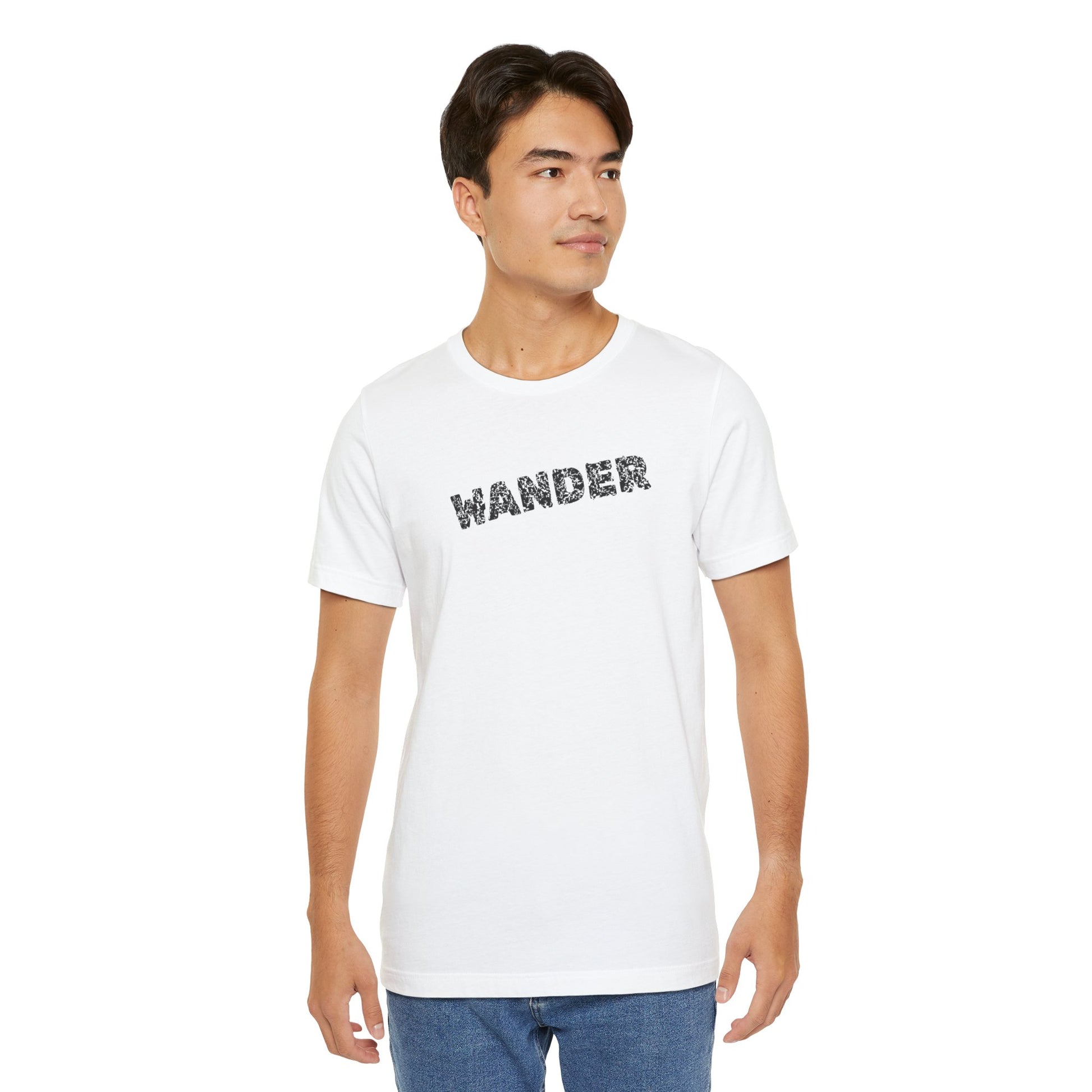 Wander Camp Tee – Distressed Campfire Scene