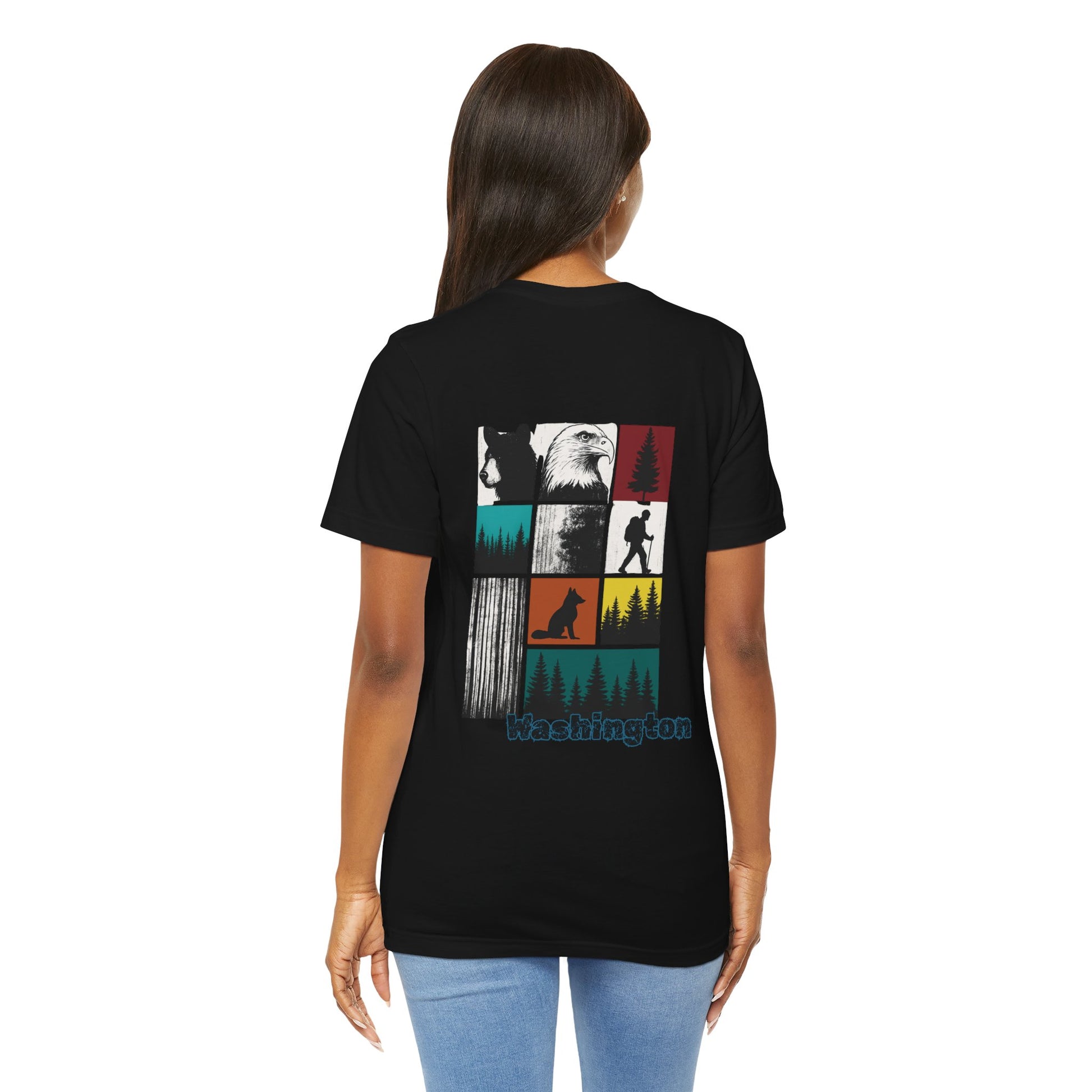 Washington Wildlife Grid Tee