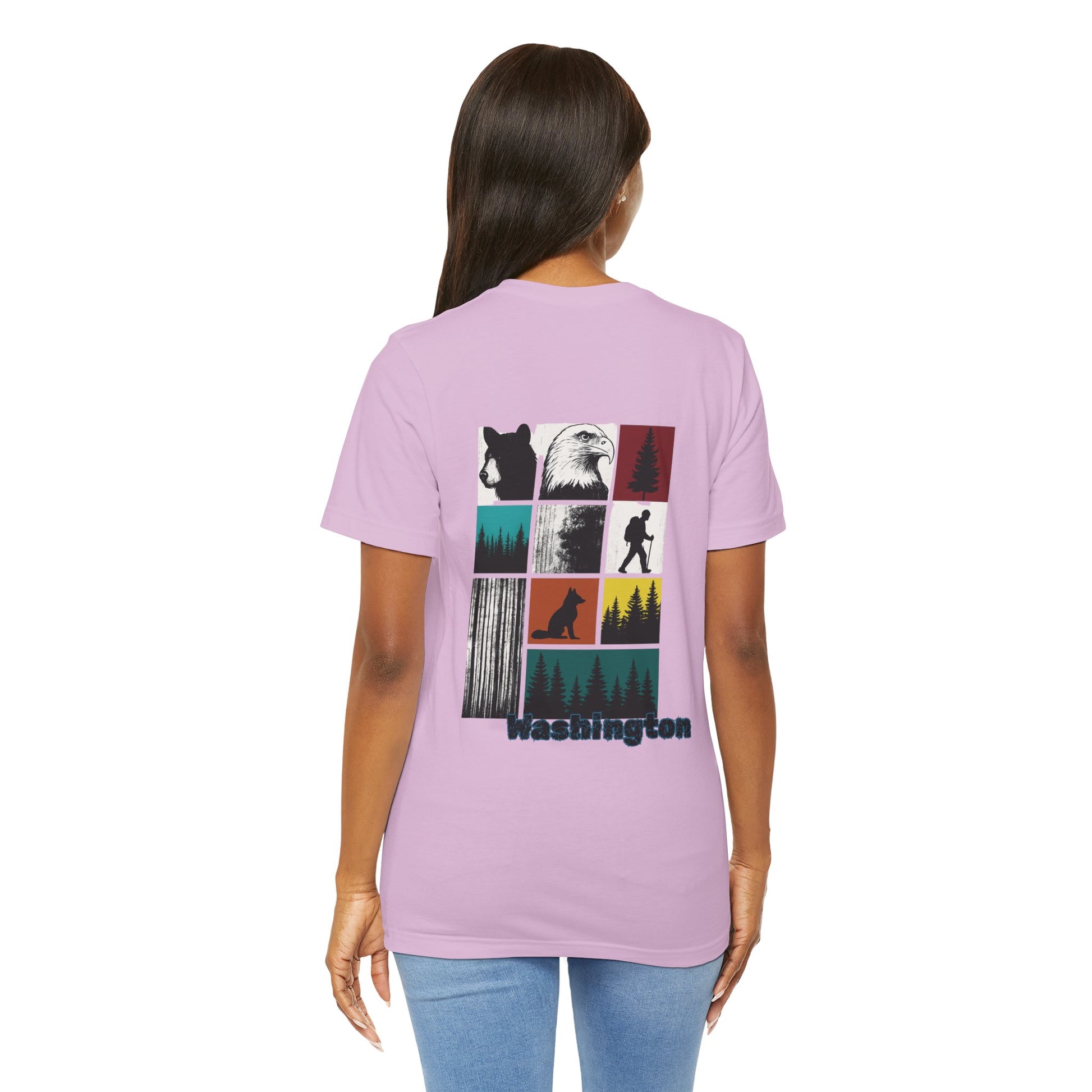 Washington Wildlife Grid Tee
