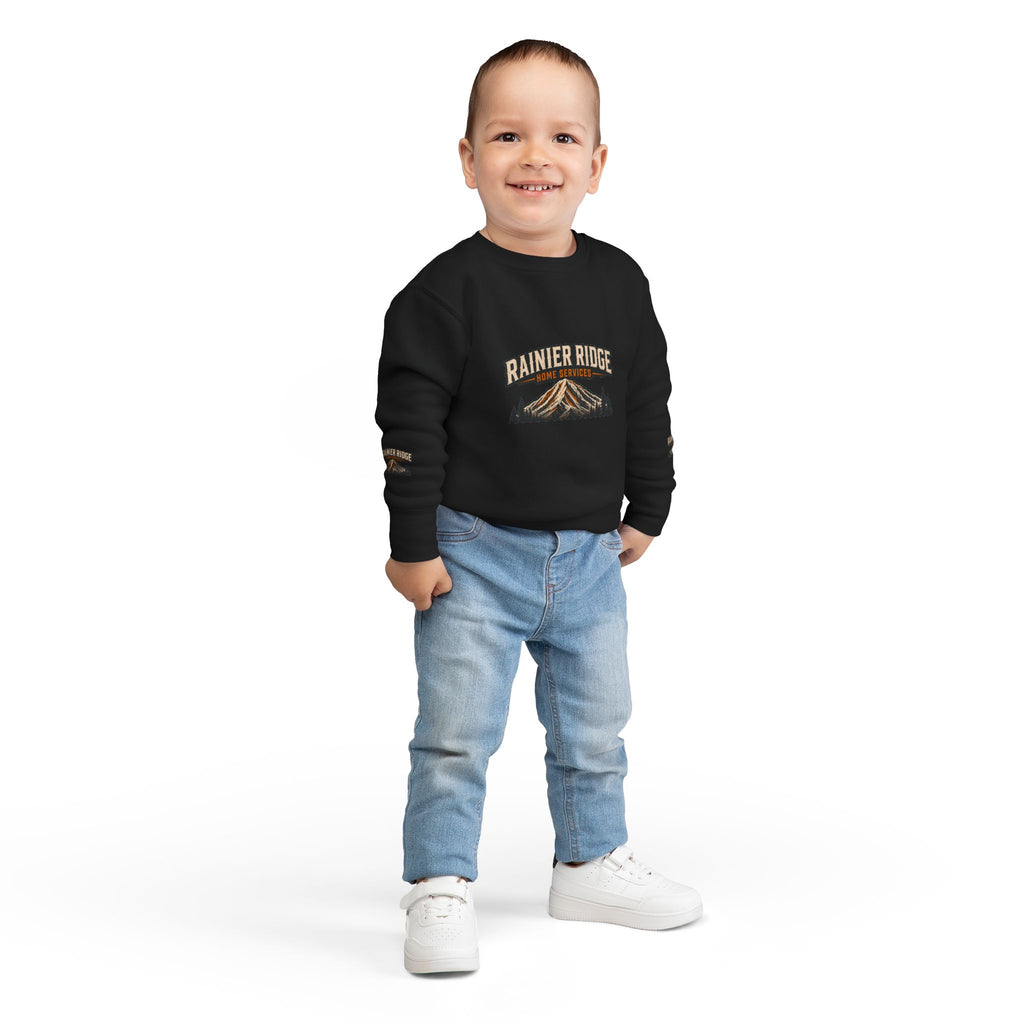 Toddler Sweatshirt - Rainier Ridge Mountain Campfire Logo Crewneck