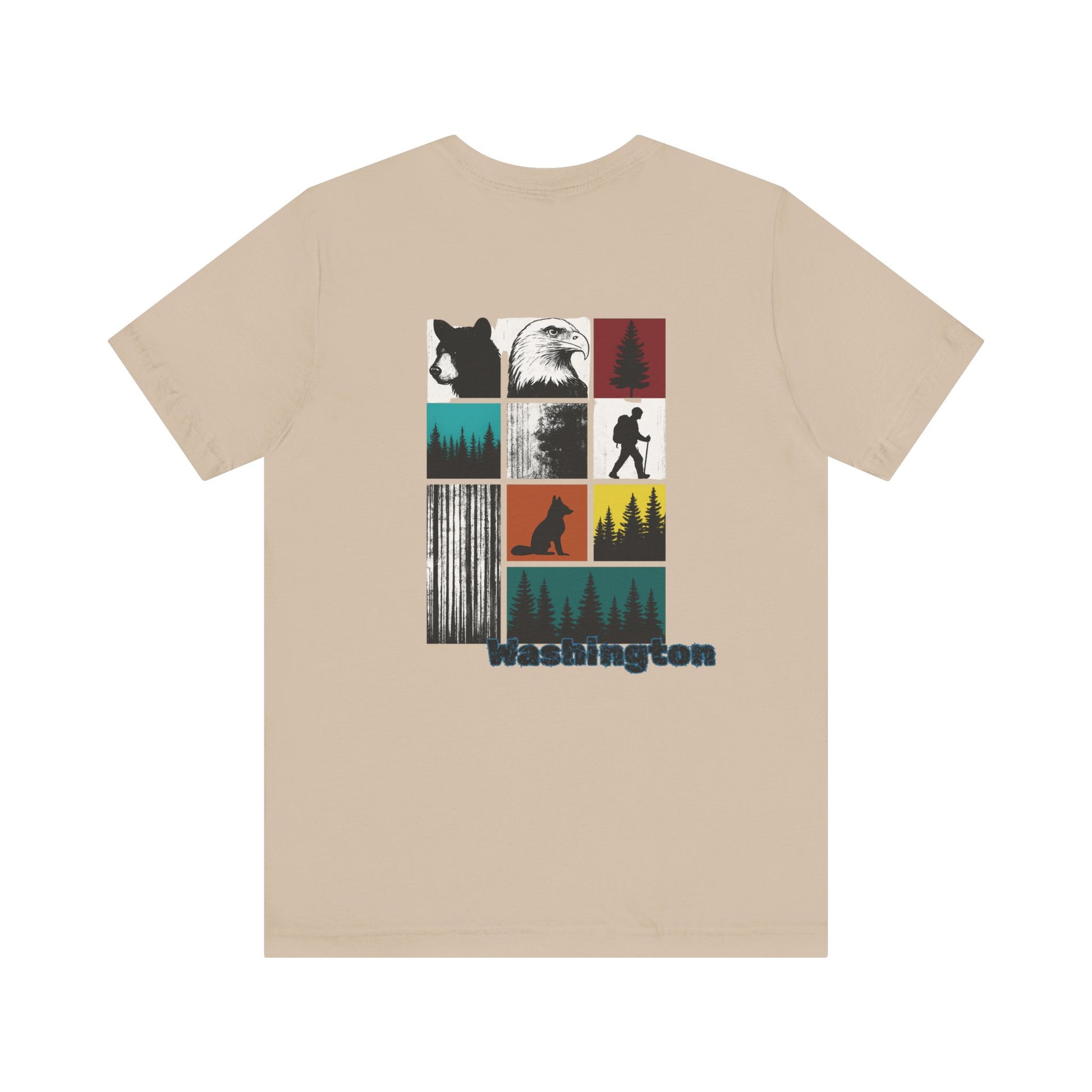 Washington Wildlife Grid Tee