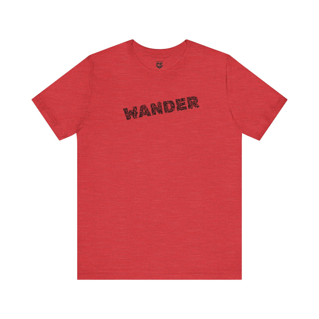 Wander Camp Tee – Distressed Campfire Scene